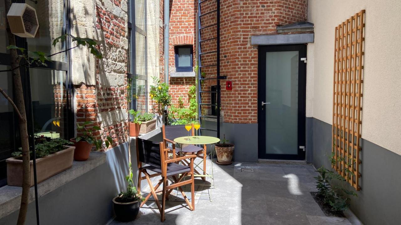 Duplex In Historical Centre With Private Courtyard Apartment Antwerp Exterior photo